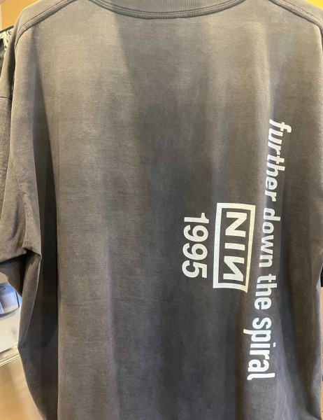 1995 Nine Inch Nails Futher Down The Spiral T Shirt
