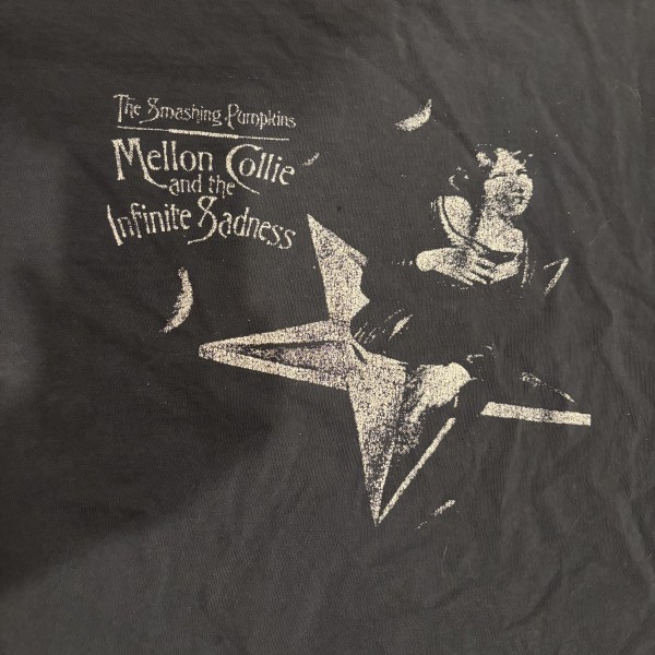 LC Smashing Pumpkins Mellon Collie and the Infinite Sadness monochrome graphic