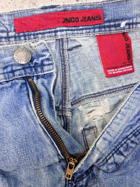 JNCO Jeans Tribal Blue Dragon