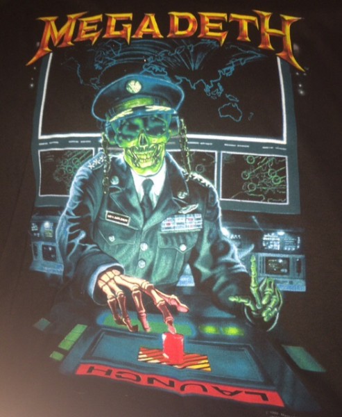 Real Megadeth tour shirt