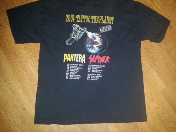 Slayer / Pantera Tattoo The Planet 2001
