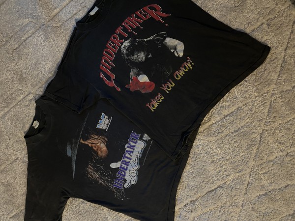 Couple 90s undertaker shirts and toad the wet sprocket