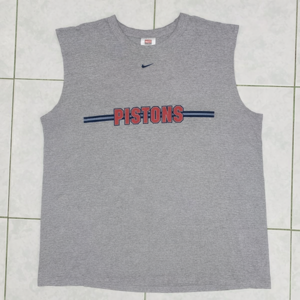 Vintage Nike Detroit Pistons and vintage platinum fubu x Muhammad Ali