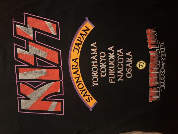Kiss T-shirt The Farewell Tour 1973-2001- Sayonara Japan