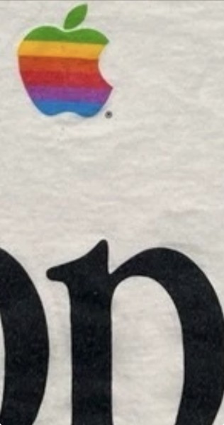 80s~ 90s apple promo shirt
