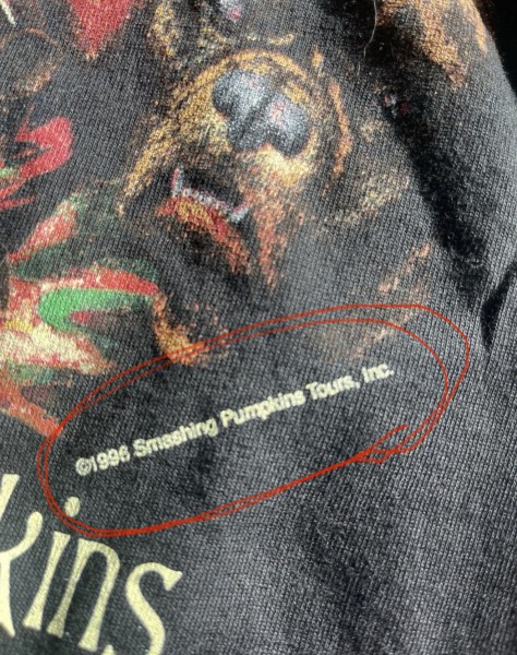 Example of a different Tultex that does have copyright