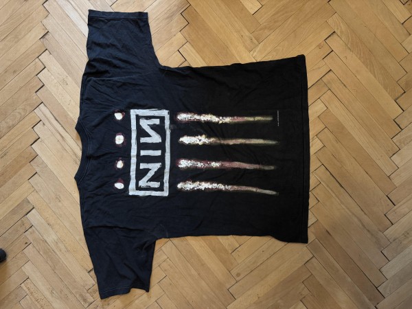 1994 nine inch nails: the downward spiral t-shirt