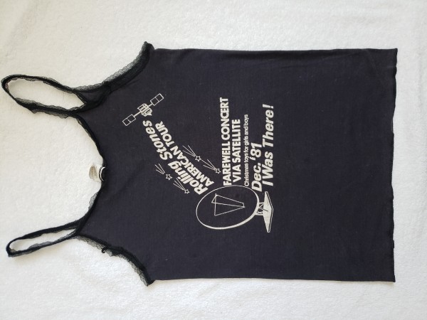 1981 Rolling Stones Lace Tank/Camisole - Hampton Farewell Concert