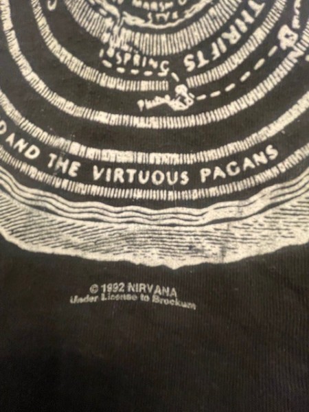 Nirvana  1992 Brockum Vestibule Tee  LC