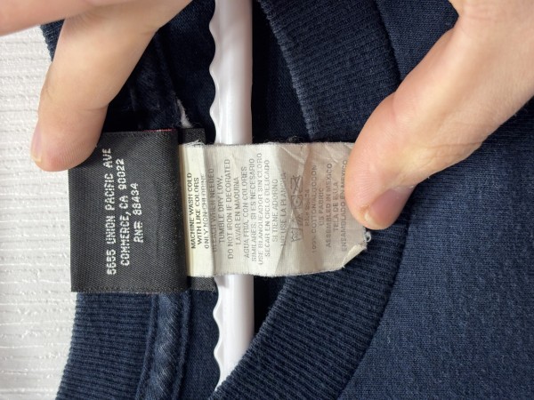 Wash instructions