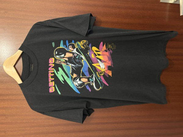 3D Emblem Bone Cracker "Getting Air" Skateboard tee