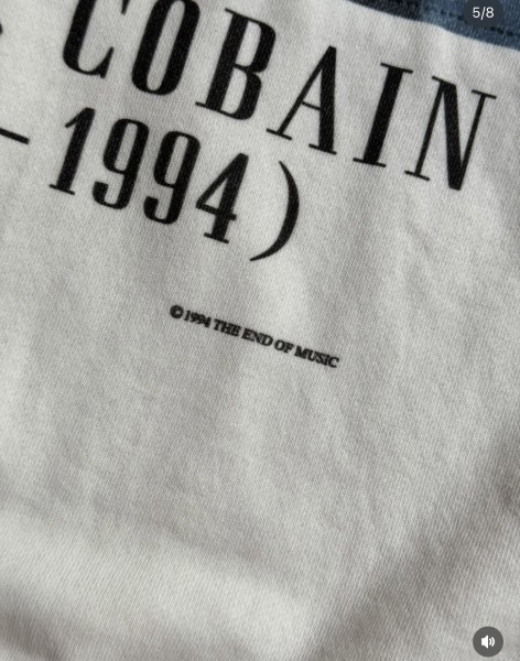 Kurt cobain memorial hoodie on giant