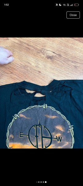 Can I save this t-shirt with dry rot?
