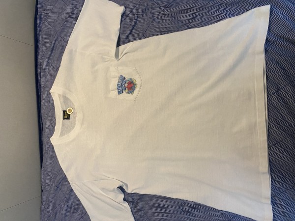Hawiian Tropic dated 1983 pocket hit Double Parrot, HOT Tag, Size Large