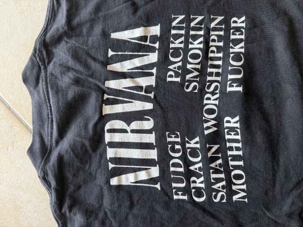 Nirvana Vestibule Tee 1992 - Brockum Tag