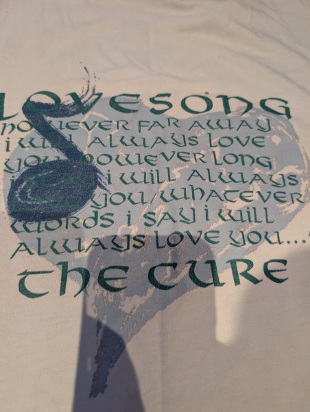 The cure love song - giant tag