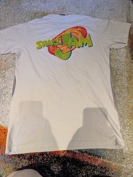 Taz space jam on a giant tag