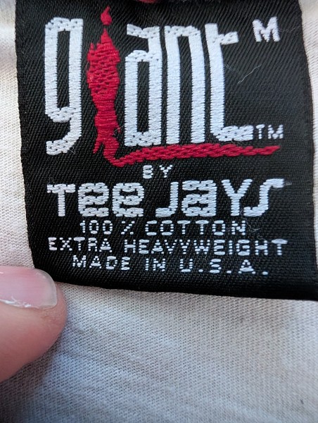 Taz space jam on a giant tag