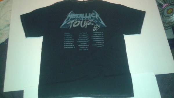 Metallica Tour '88 t-shirt