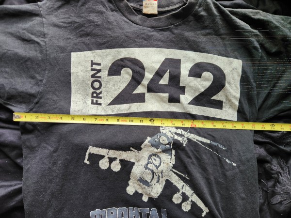 Front 242 "FRONTA" russian print XL tee - legit?