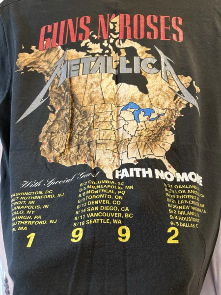 1992 Guns N Roses Metallica