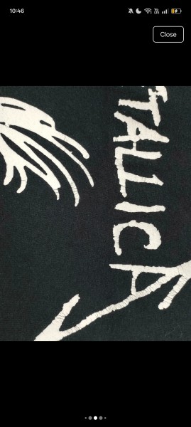 Metallica 1992 Roam Brockum Legit check request