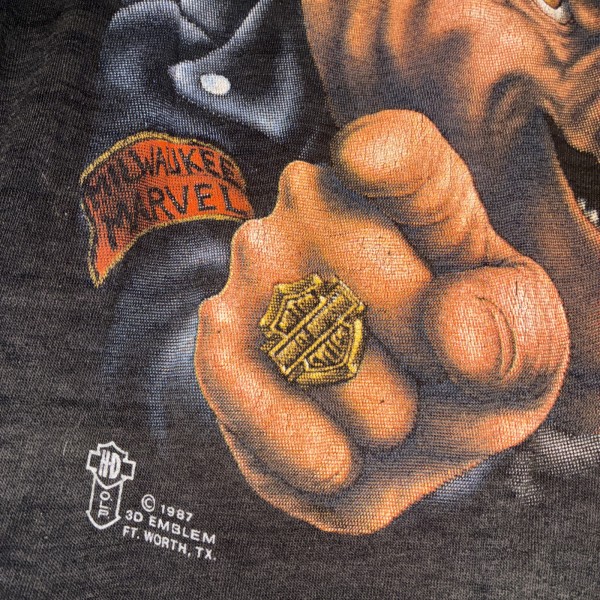 3D Emblem Harley Pig T