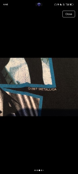 Metallica 1987 t-shirt legit check