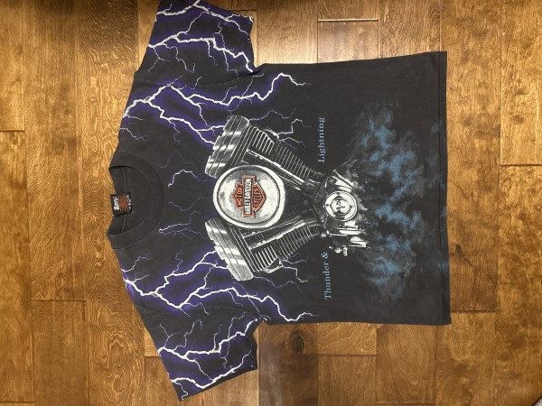 Lightning Harley Aop