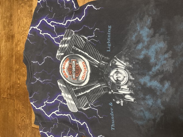 Lightning Harley Aop