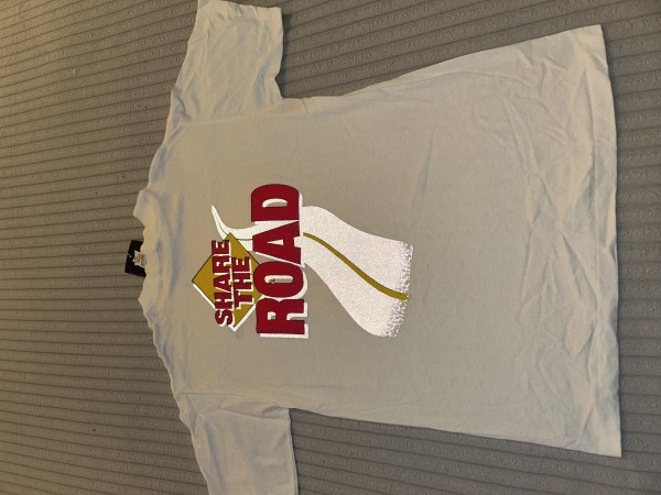 NWT Hind share the road reflective print