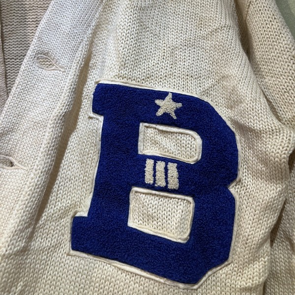 Hall of Famer Vernon "Lefty" Gomez knitted Baseball cardigan (?)