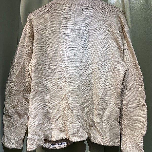 Hall of Famer Vernon "Lefty" Gomez knitted Baseball cardigan (?)