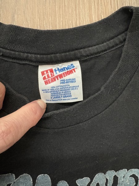 Legit check - AIC ankle tee on Hanes Heavyweight