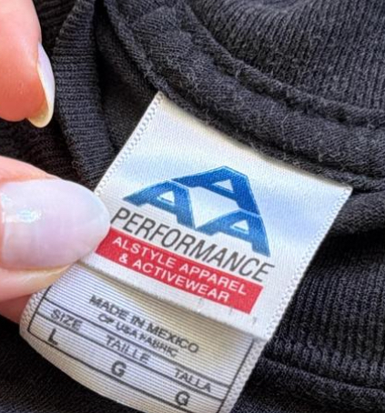 Real or fake AAA Performance tag Alstyle