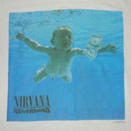 Nirvana Nevermind concert shirt