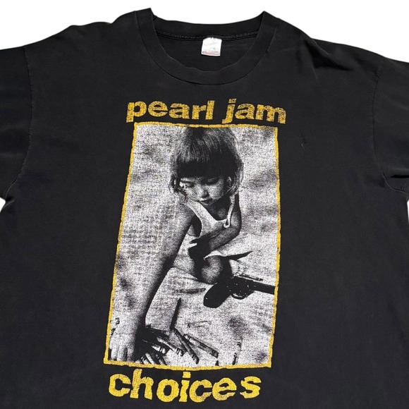 Pearl Jam Lollapalooza FOTL tag (special yellow print)