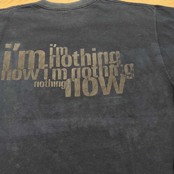 Nine Inch Nails Now I’m nothing tour t shirt