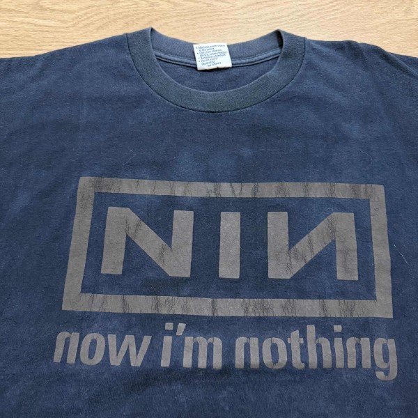 Nine Inch Nails Now I’m nothing tour t shirt