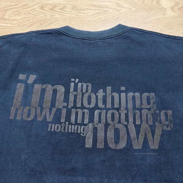 Nine Inch Nails Now I’m nothing tour t shirt