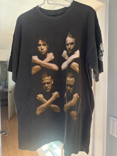 Metallica Birth School Death tee – tag removed, possible Brockum?