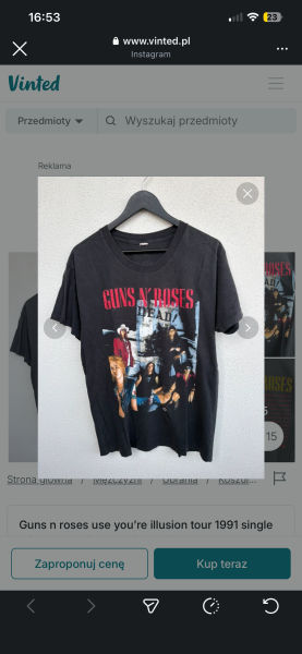 Legit check guns n roses 90s tshirt