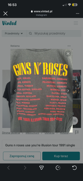Legit check guns n roses 90s tshirt