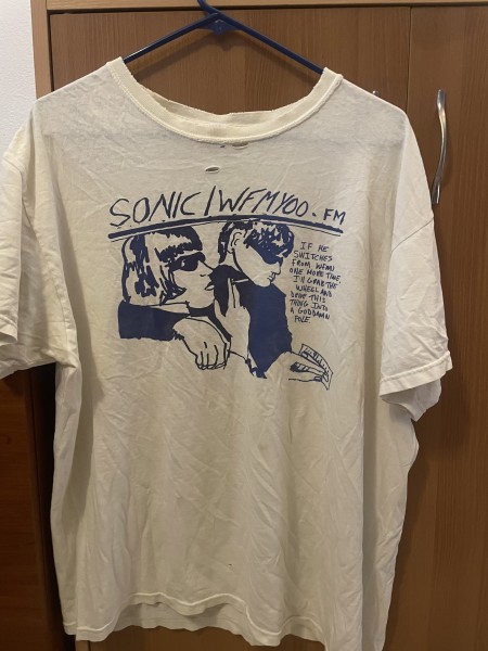 2008 WFMU Sonic Youth "WFMYoo" shirt