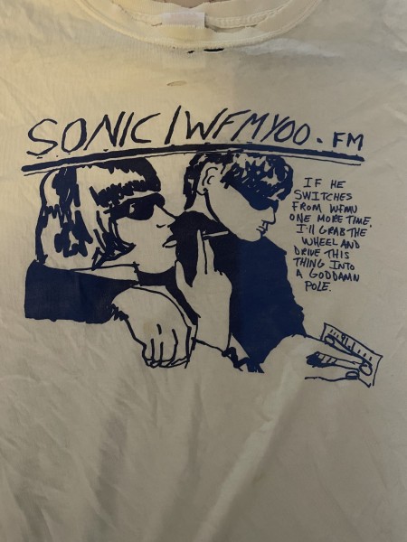 2008 WFMU Sonic Youth "WFMYoo" shirt