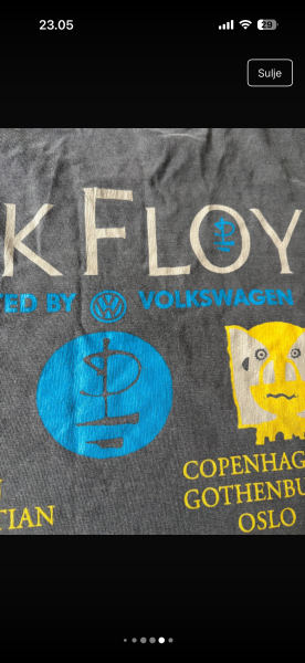 Pink Floyd 1994 Division Bell EU Tour t-shirt