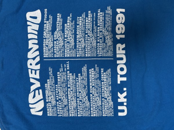 Nirvana longsleeve Staff uk tour 1991