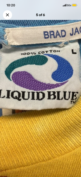 Guns N Roses AOP Liquid Blue Tie Dye Legit check