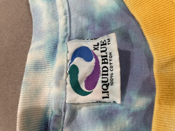 Guns N Roses AOP Liquid Blue Tie Dye Legit check