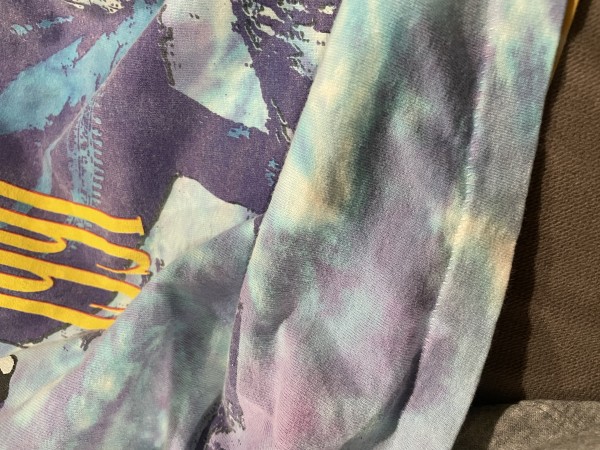Guns N Roses AOP Liquid Blue Tie Dye Legit check